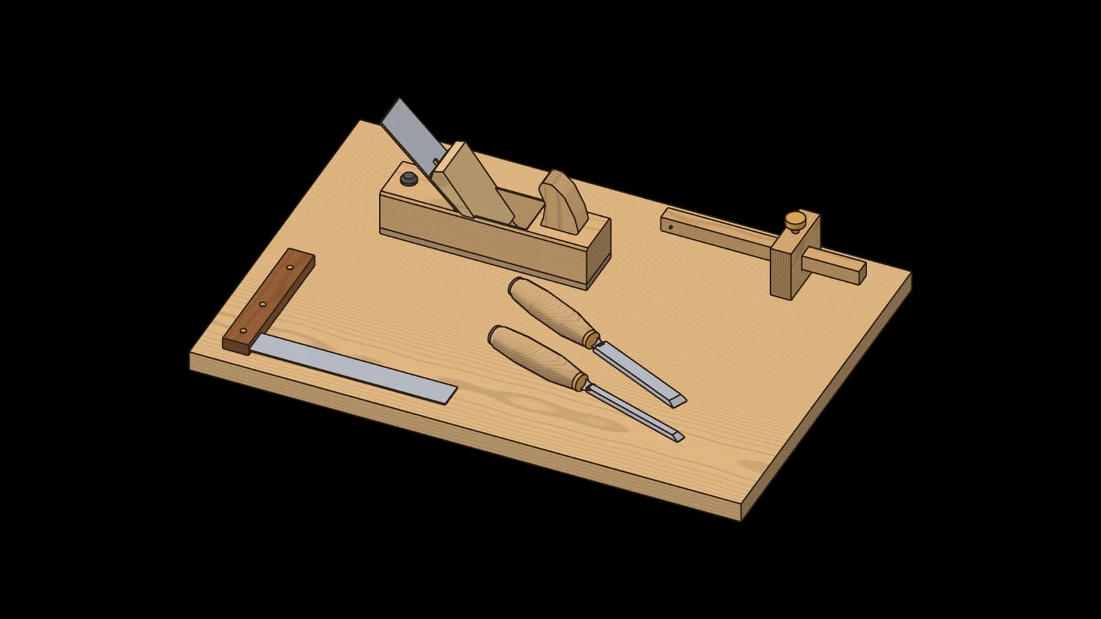 Handwerkzeuge im Möbelbau
